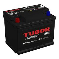 Аккумулятор TUBOR standart 6ст-60.1 VL прямая — купить в магазине akkumulyator163 с бесплатной доставкой и установкой по Самаре.