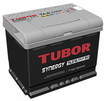 Аккумулятор TUBOR Synergy 6ст-74.0 VL (низкий) обратная — купить в магазине akkumulyator163 с бесплатной доставкой и установкой по Самаре.