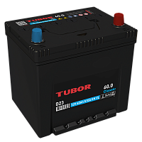 Аккумулятор TUBOR Classic D23 6СТ-60.0 VL ASIA — купить в магазине akkumulyator163 с бесплатной доставкой и установкой по Самаре.