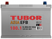 Аккумулятор TUBOR Asia EFB 6ст-100.1 VL — купить в магазине akkumulyator163 с бесплатной доставкой и установкой по Самаре.