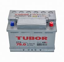 Аккумулятор TUBOR EFB 6ст-75.0 VL