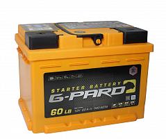 Аккумулятор G-PARD 60.0 Ач, обратная, пусковой 540 А,размер 242*175*175
