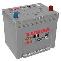 Аккумулятор TUBOR Asia EFB 6ст-70.0 VL B01 — купить в магазине akkumulyator163 с бесплатной доставкой и установкой по Самаре.
