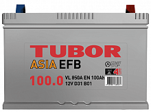 Аккумулятор TUBOR Asia EFB 6ст-100.0 VL B00 — купить в магазине akkumulyator163 с бесплатной доставкой и установкой по Самаре.
